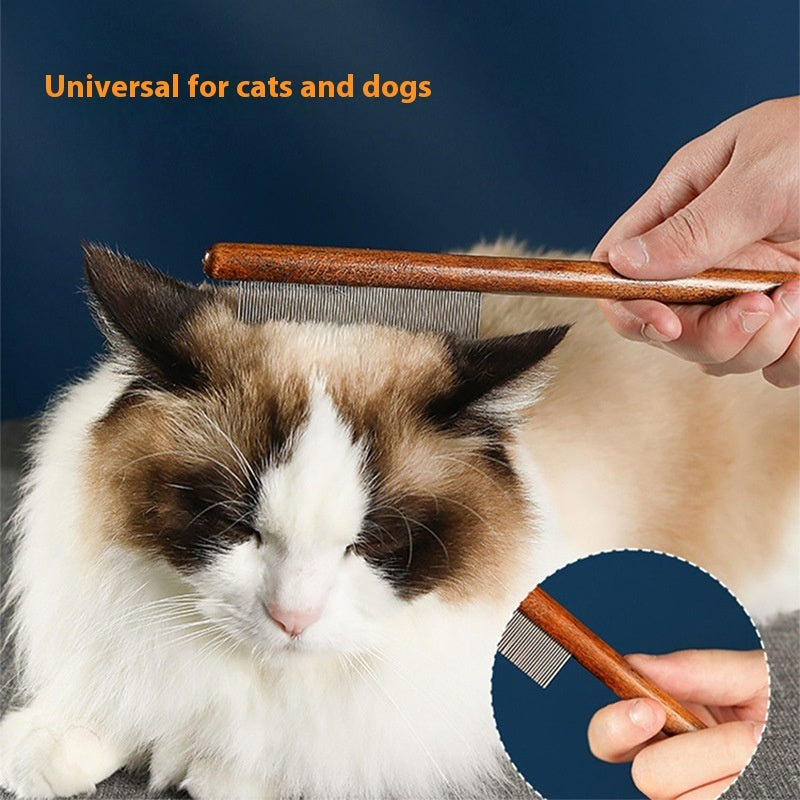 Pet Cat Dog Flea Comb Dense Gear